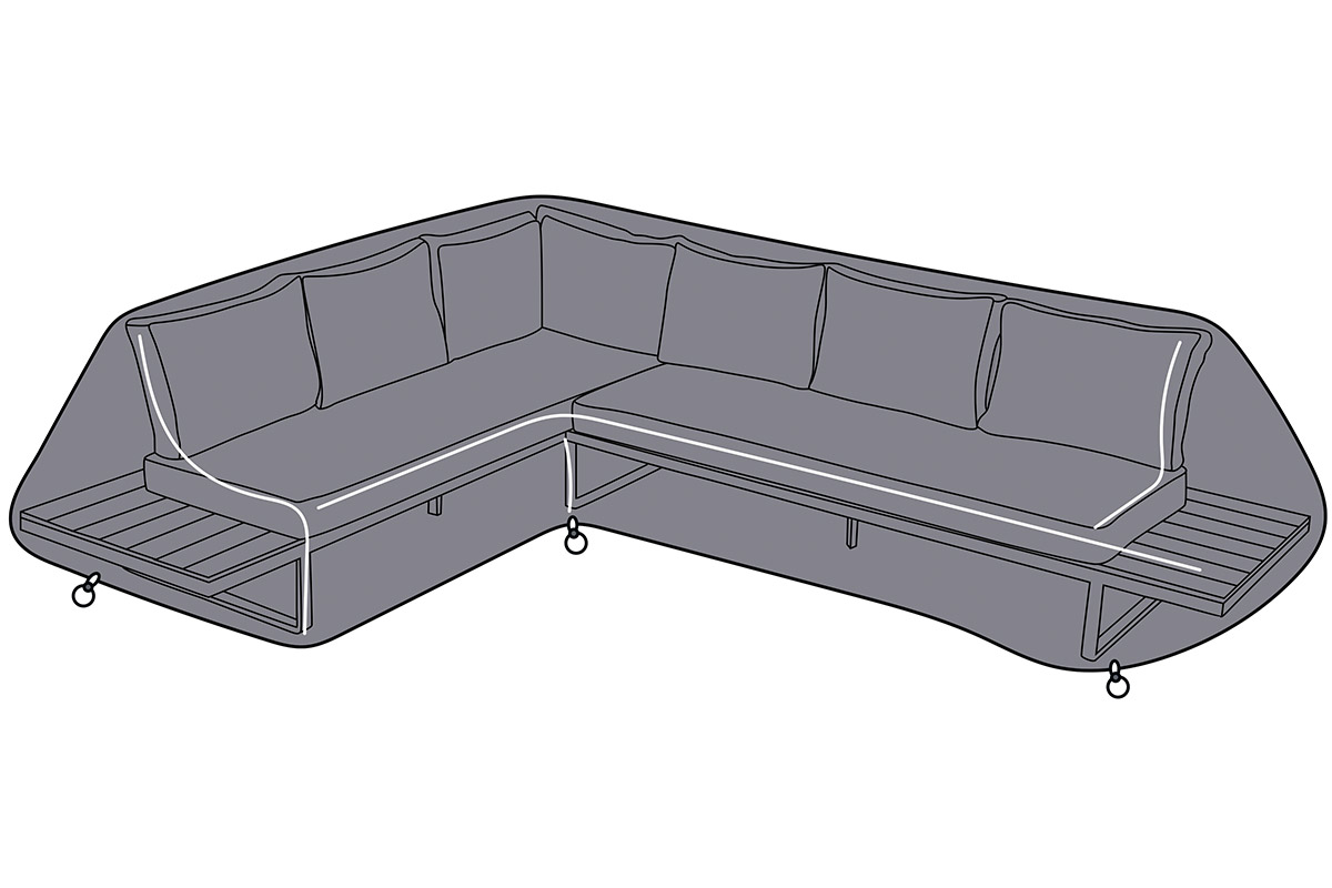 Singapore Rectangular Corner Platform Set Cover